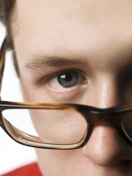 Mannen med glasögon — Stockfoto