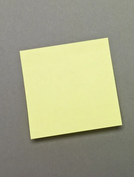 Sarı yapışkan nota — Stok fotoğraf