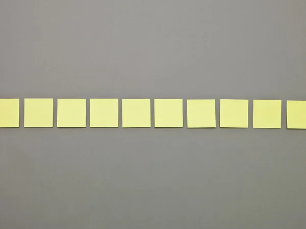 Yellow Adhesive Notes — Stock Photo, Image