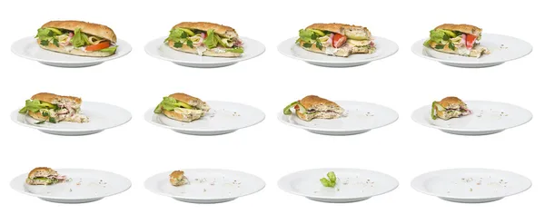 Time Lapse - Sandwich — Stock Photo, Image