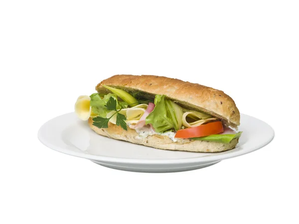 Fußlanges Sandwich — Stockfoto