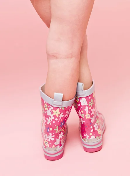 Κορίτσι με μπότες — Φωτογραφία Αρχείου