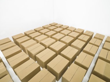 Düzenlenmiş karton kutular