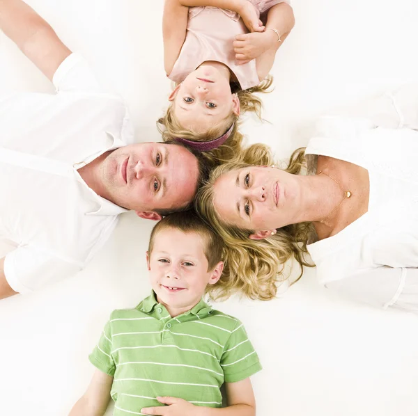 Family from above — Stock Photo, Image