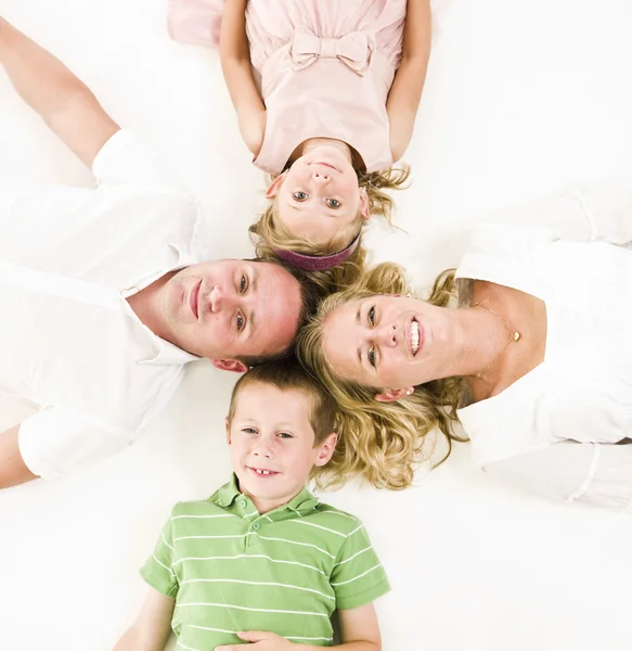 Family from above — Stock Photo, Image