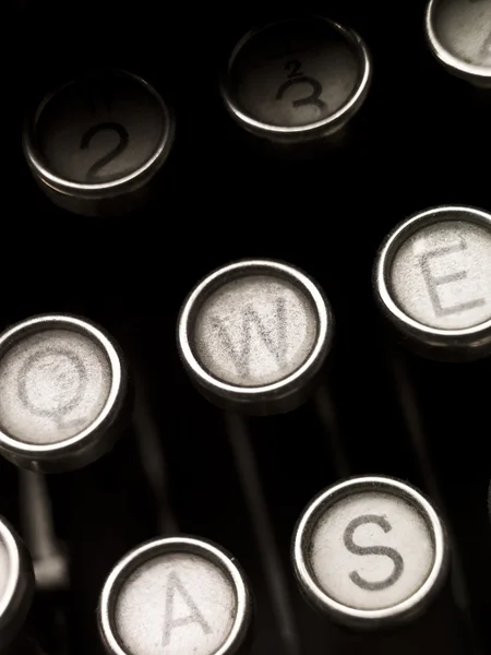 Claves de máquina de escribir vintage —  Fotos de Stock