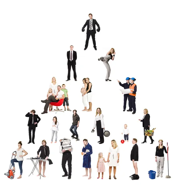 Pyramid av verkliga — Stockfoto
