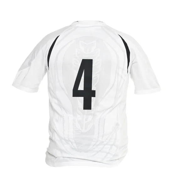 Camisa de fútbol con número 4 — Foto de Stock