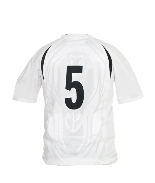 Camicia calcio con il numero 5 — Foto Stock
