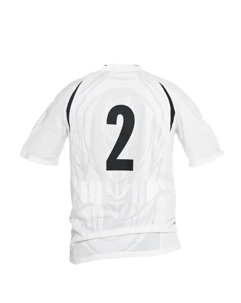 숫자 2와 축구 셔츠 — 스톡 사진