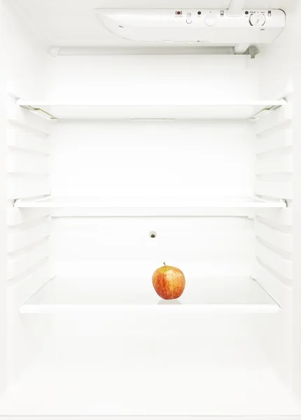 Osamělý jablko — Stock fotografie