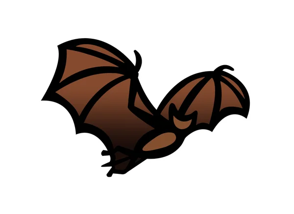 Morcego em clipart de voo — Fotografia de Stock