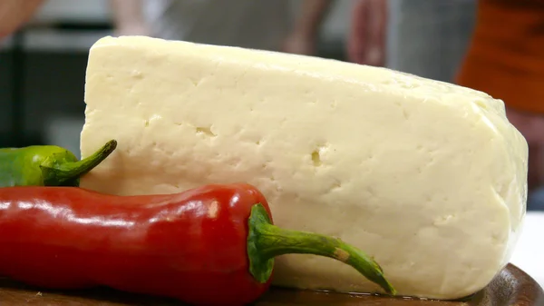 Domowej roboty ser biały — Zdjęcie stockowe
