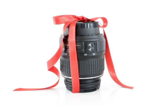 Hediye lens — Stok fotoğraf