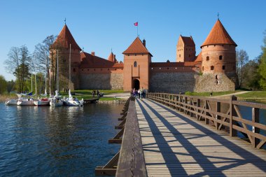 Trakai Island Castle, Lithuania clipart