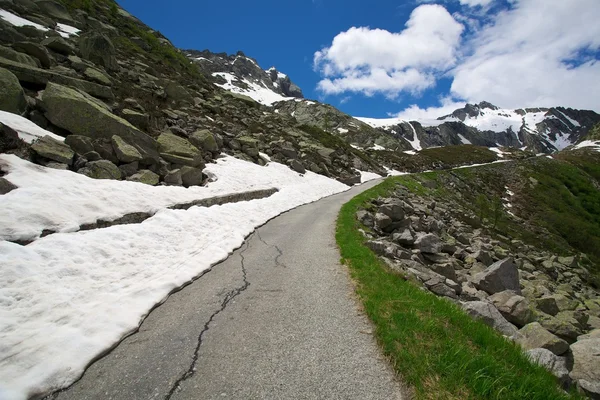 Road in Switzerland Alps — Stock Photo, Image