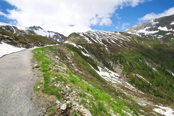 Weg in Zwitserland Alpen — Stockfoto