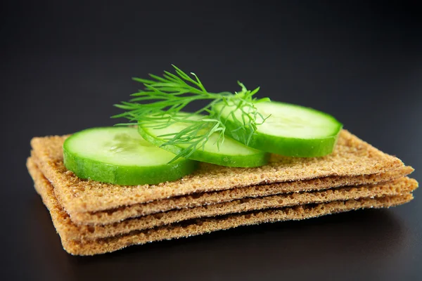 Salatalık sandviç — Stok fotoğraf