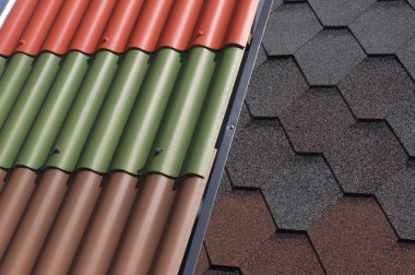 Various roof tiles