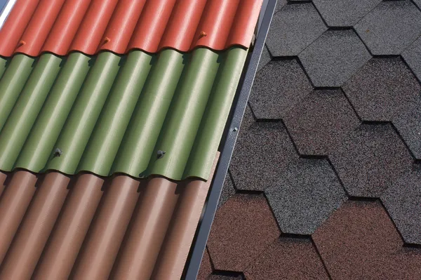 Various roof tiles — Stock Photo, Image