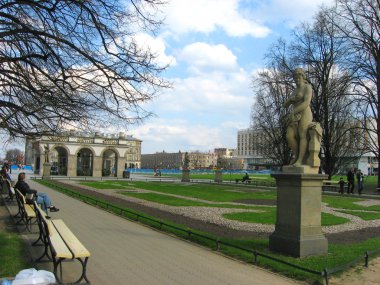 Tomb of the unknown soldier in Warsaw clipart