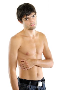 Sexy young man clipart
