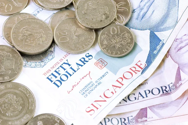 Singaporese dollar — Stockfoto