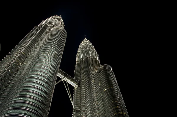 Petronas tweeling torens, kuala lumpur — Stockfoto