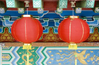 Oriental lanterns clipart