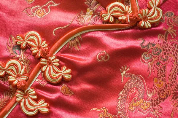 Китайские красные узлы — стоковое фото