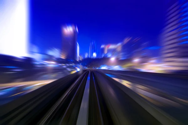 Urban night traffics — Stock Photo, Image