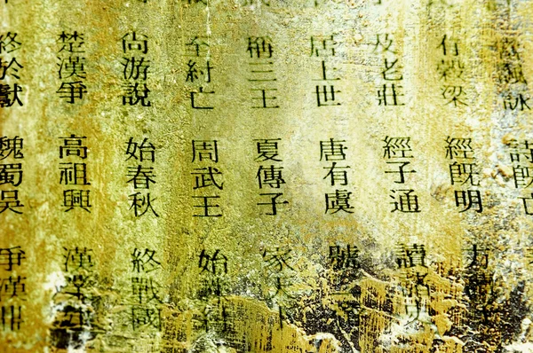 Antiguas palabras chinas —  Fotos de Stock