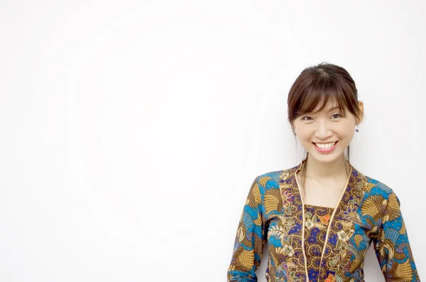 Porträtt av en asiatisk tjej — Stockfoto