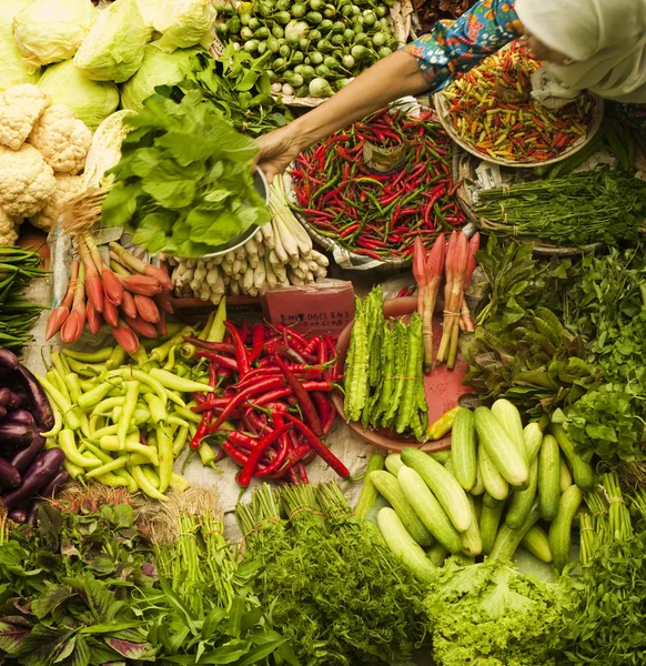 Grönsaksmarknaden — Stockfoto