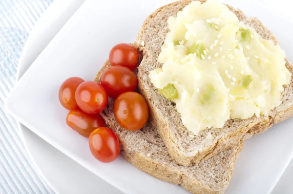 건강 한 채식 아침 식사 — 스톡 사진