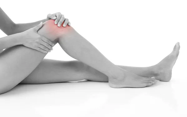 Травму коліна — стокове фото