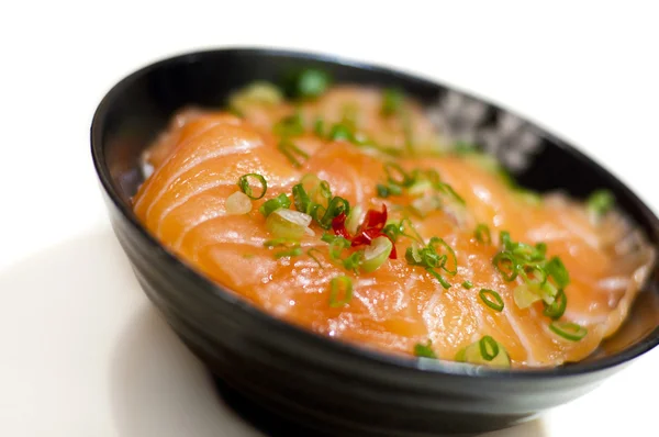 Japanese sashimi rice — Stock Photo, Image