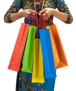 Asia shopping paradise clipart