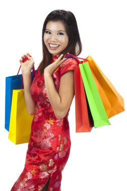 Asia shopping paradise clipart