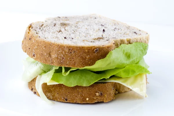 Sajtos szendvics vege — Stock Fotó