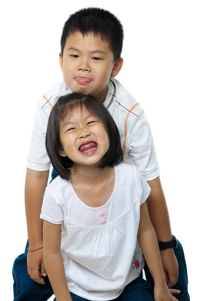 Hermano y hermana —  Fotos de Stock