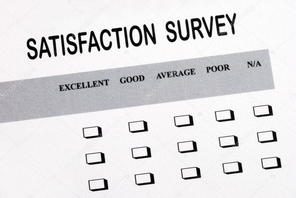 Fill in the customer satisfaction survey