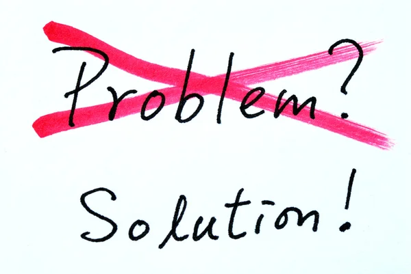 Riscar o problema e encontrar a solução — Fotografia de Stock