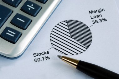 Portfolio allocation illustrates the asset in a pie chart clipart