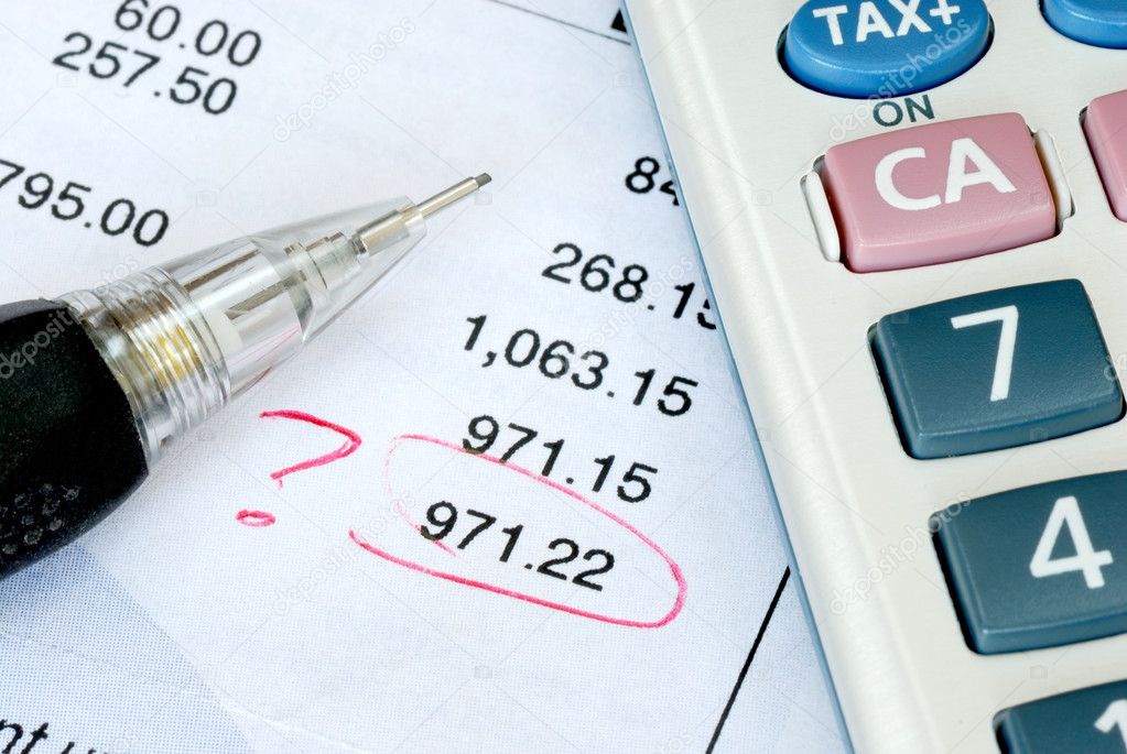 Find a mistake when auditing the financial statement or bank statement