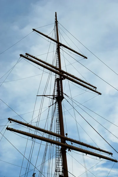 A vintage tall ship resting at the pier — Stock Photo, Image