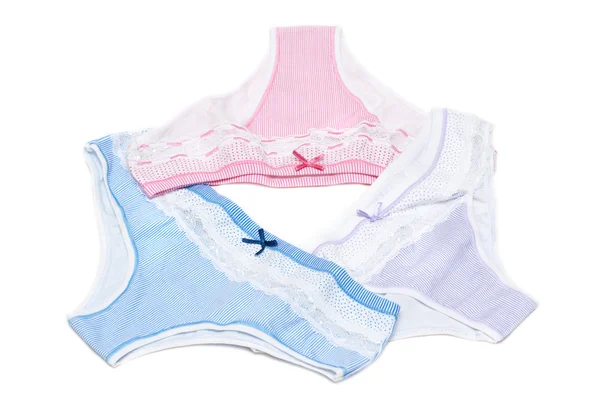 Three feminine panties — Stock Photo, Image
