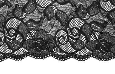 Black lace clipart