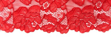 Red lace clipart