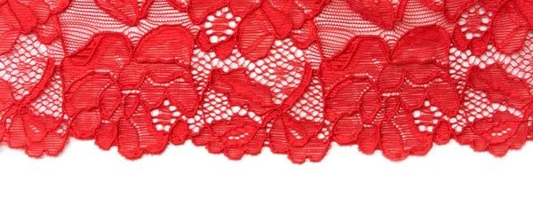 Kırmızı dantel — Stok fotoğraf
